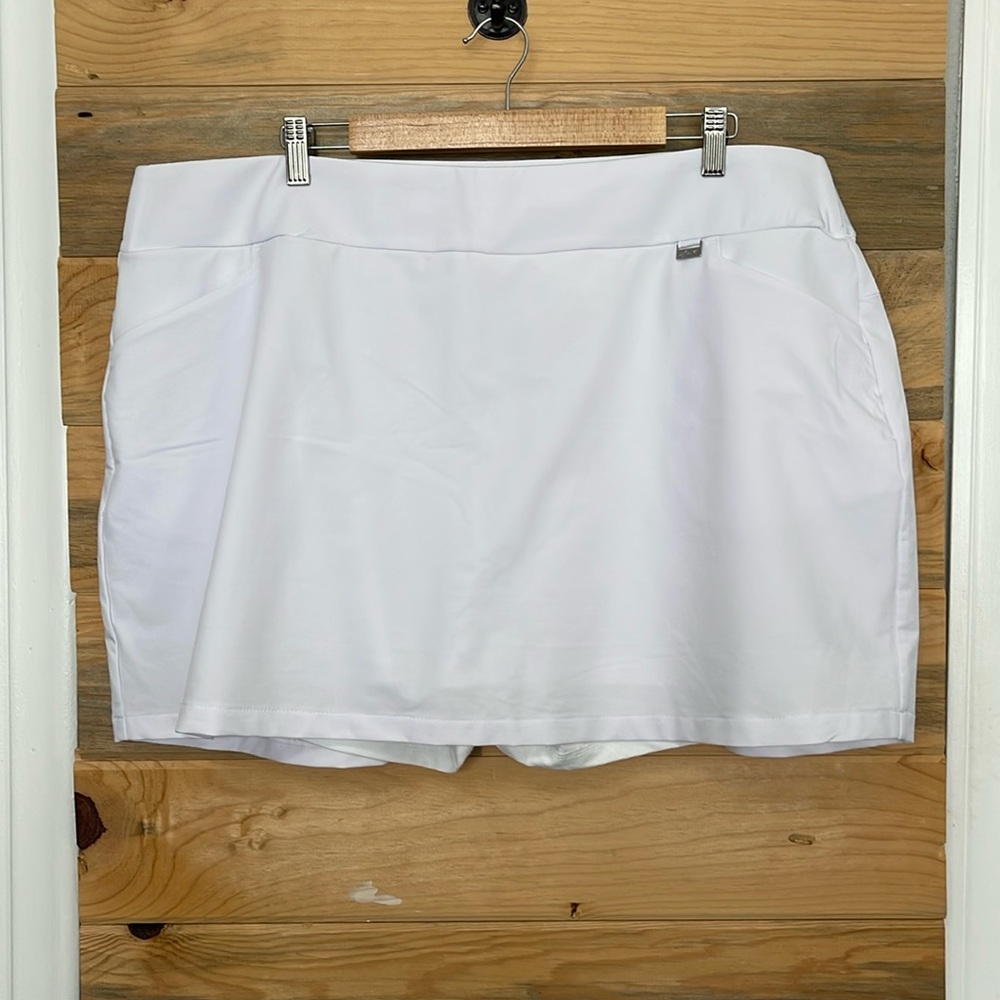 Greg Norman Collection White Golf Skort